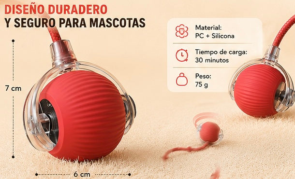 Bola Interactiva Inteligente KIVON para Gatos +