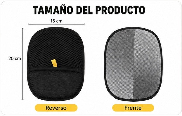 Guante de Cepillado 2 en 1 KIVON - Cepilla, masajea y elimina el pelo muerto con una simple caricia
