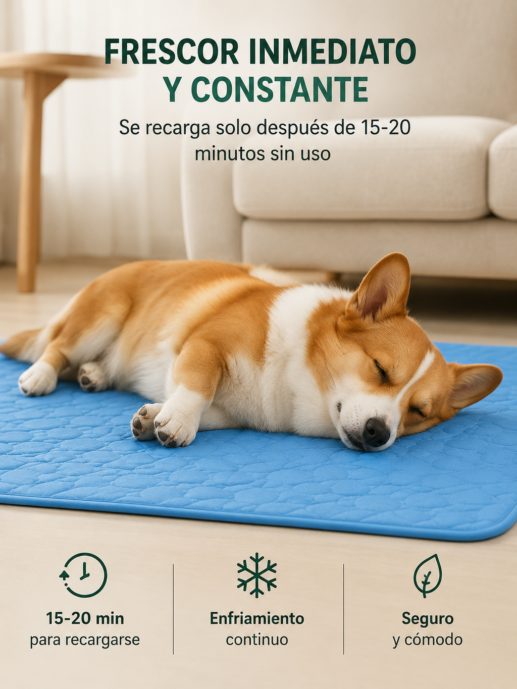 Alfombrilla Refrescante KIVON para Perros y Gatos