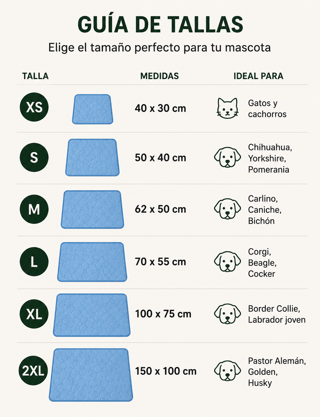 Alfombrilla Refrescante KIVON para Perros y Gatos